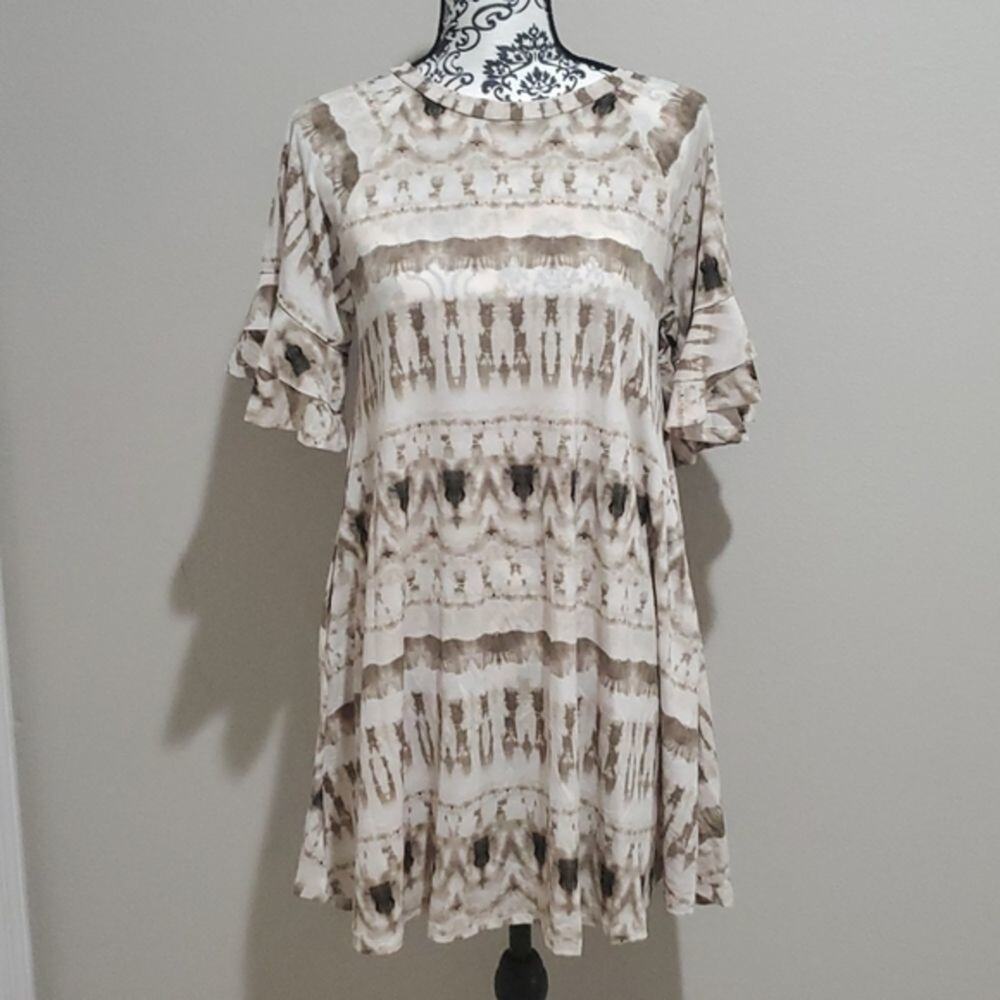 Lily Bleu taupe medium dress